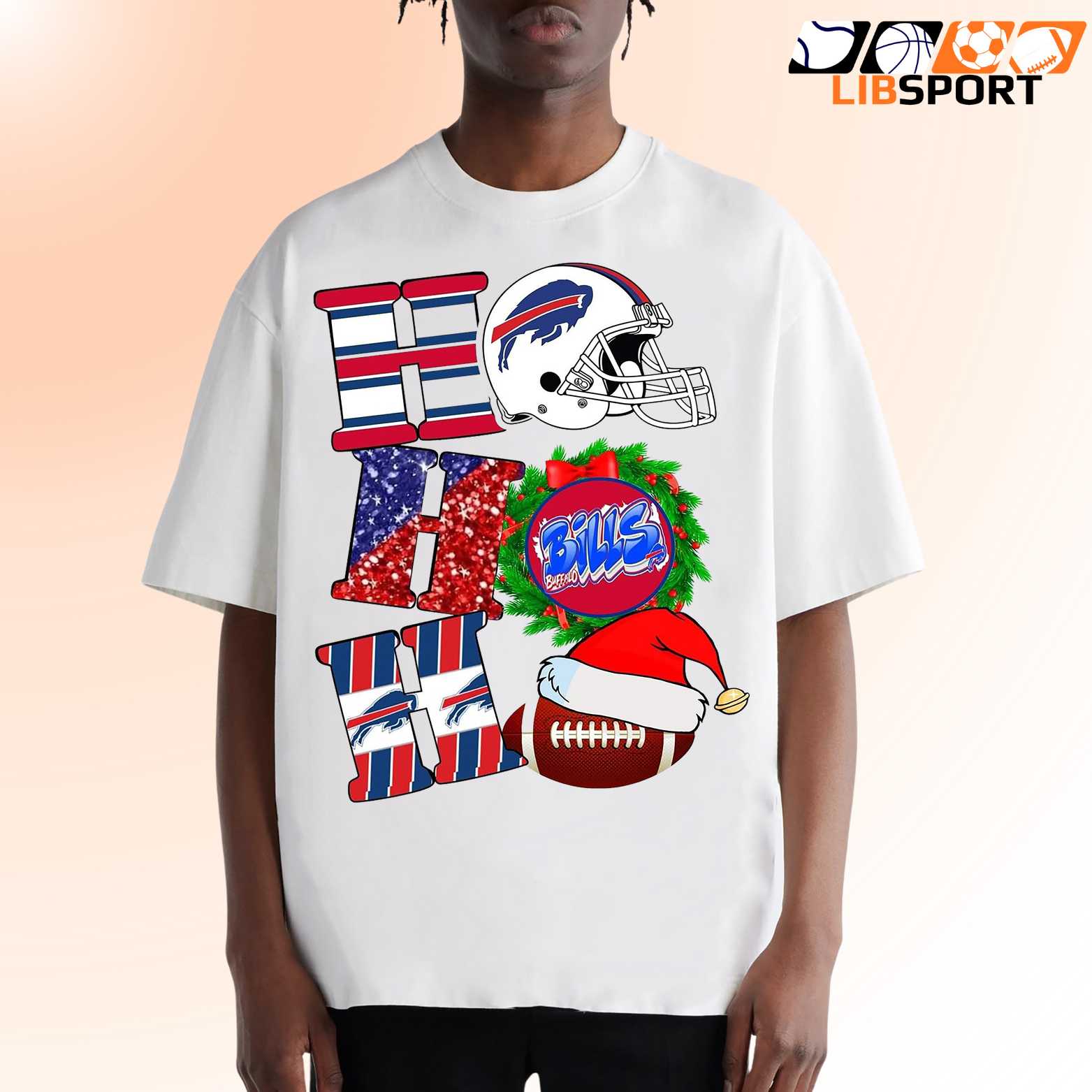 Ho Ho Ho Buffalo Bills T Shirt, Christmas Tee, Holiday Fan Gift Unisex Shirt